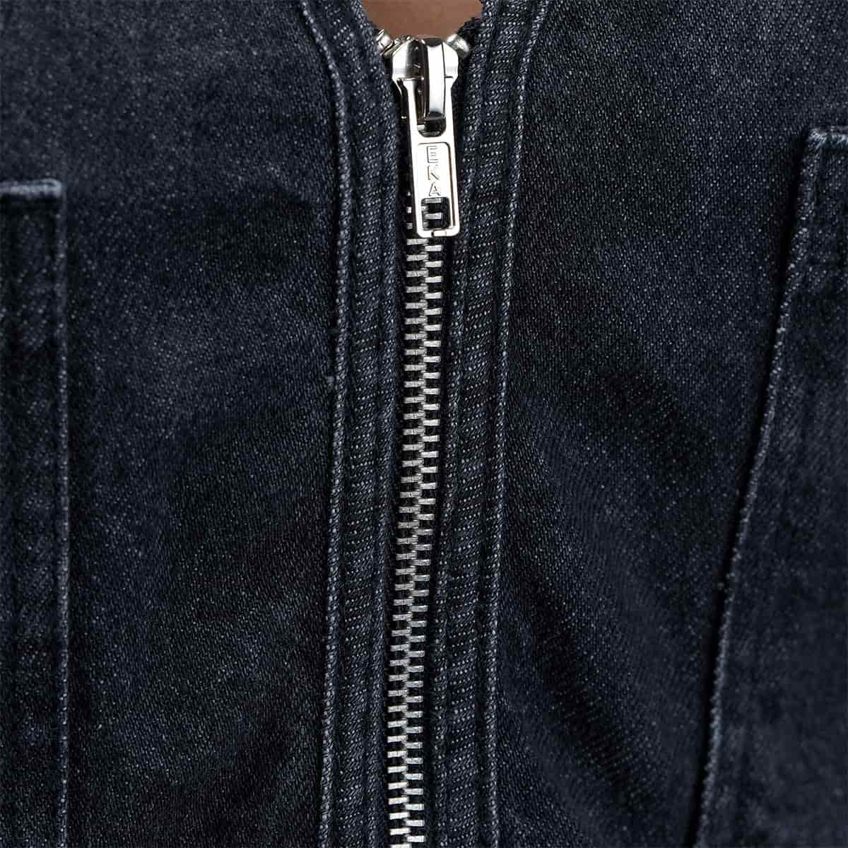 Chaleco Denim Gris Mujer - miniatura 8