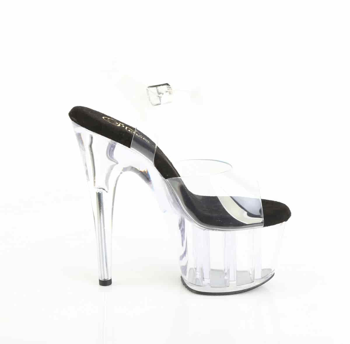 Pleaser Adore 708 Premium Transparente · Tacón 17.8 cm - miniatura 5
