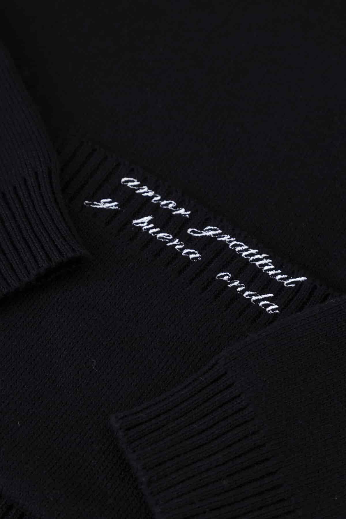 SIGNATURE CARDIGAN BLACK - miniatura 7