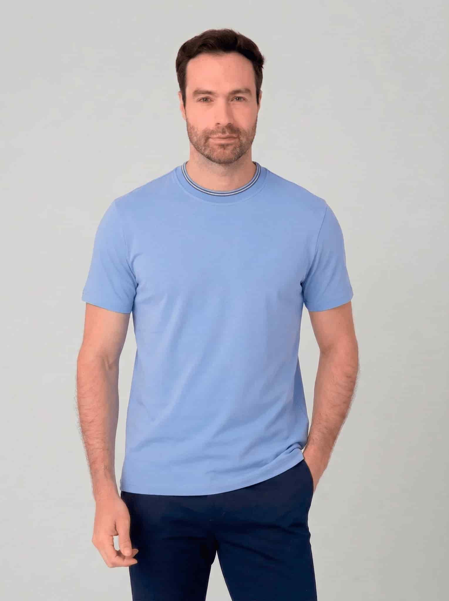 Camiseta cuello redondo para hombre Jon Sonen 020325006 - miniatura 2