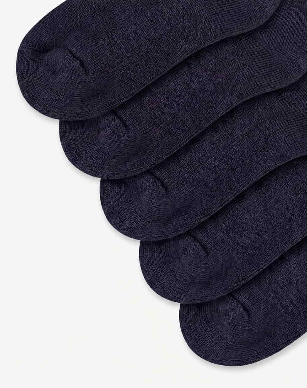 5 pares de medias largas azules niño - miniatura 3