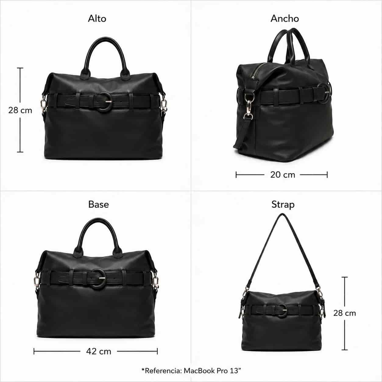 GIO travel bag negro (PRE ORDER) - miniatura 3