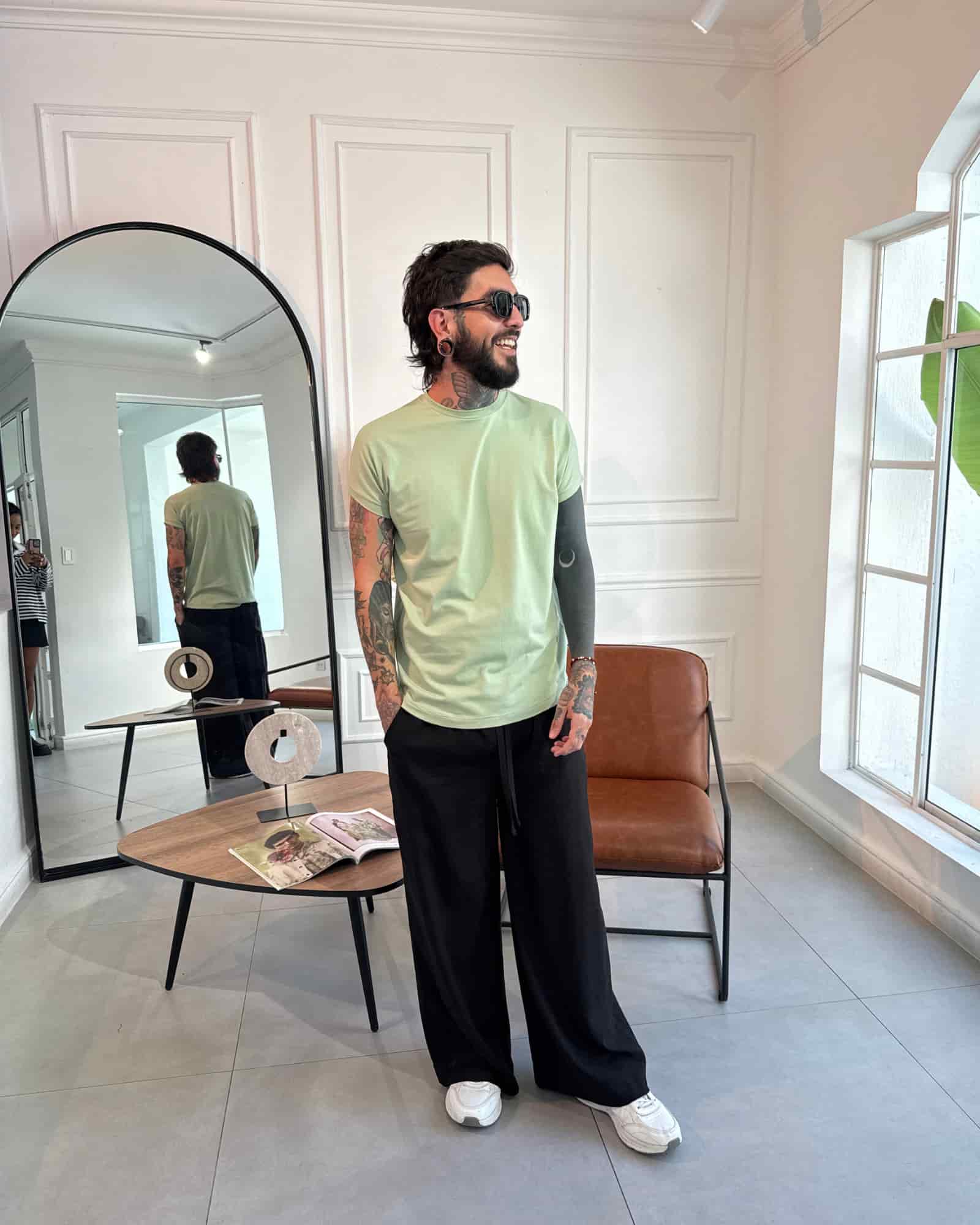 Camiseta 80's green - miniatura 1