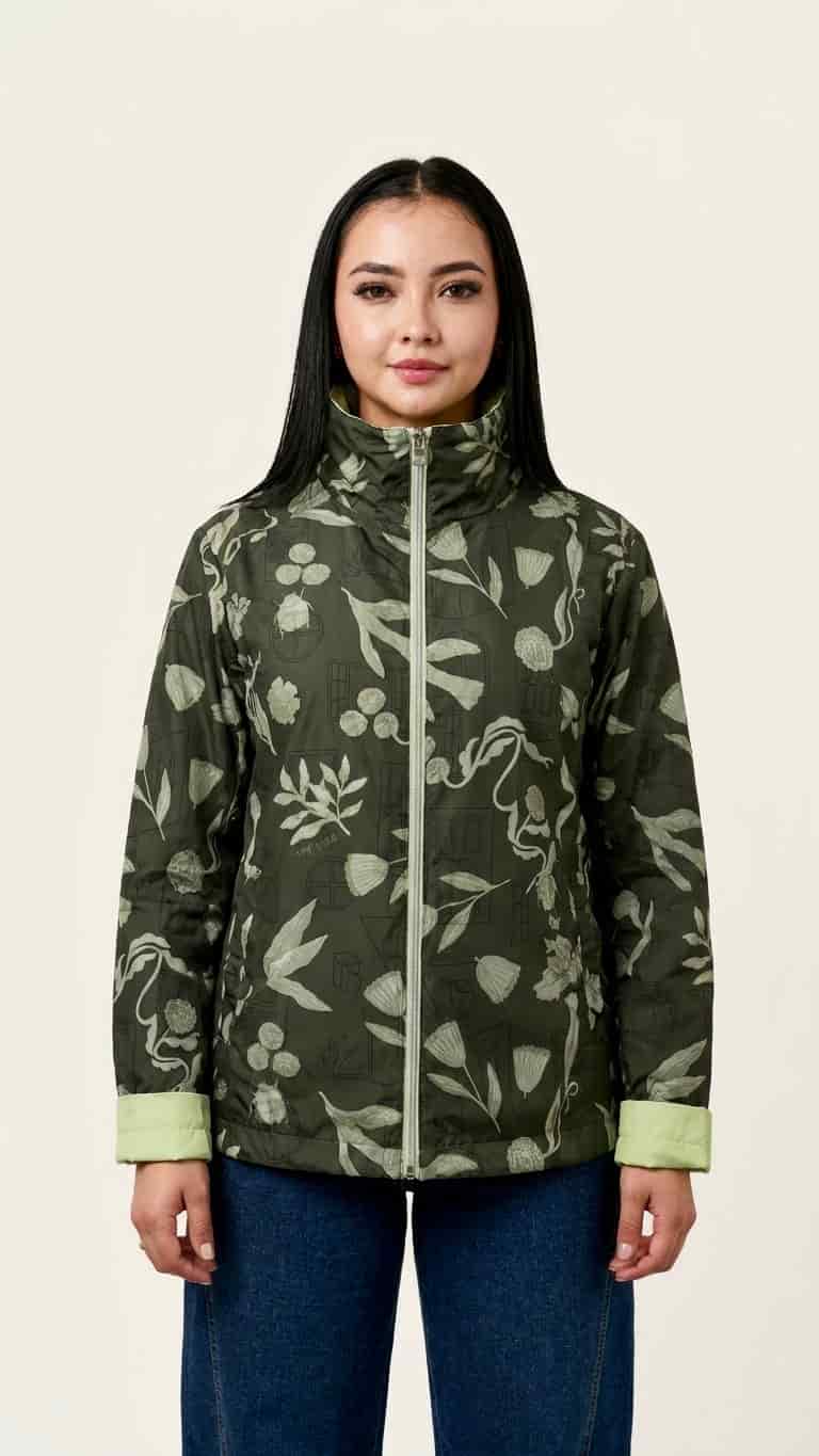 Chaqueta Doble Faz verde - miniatura 1