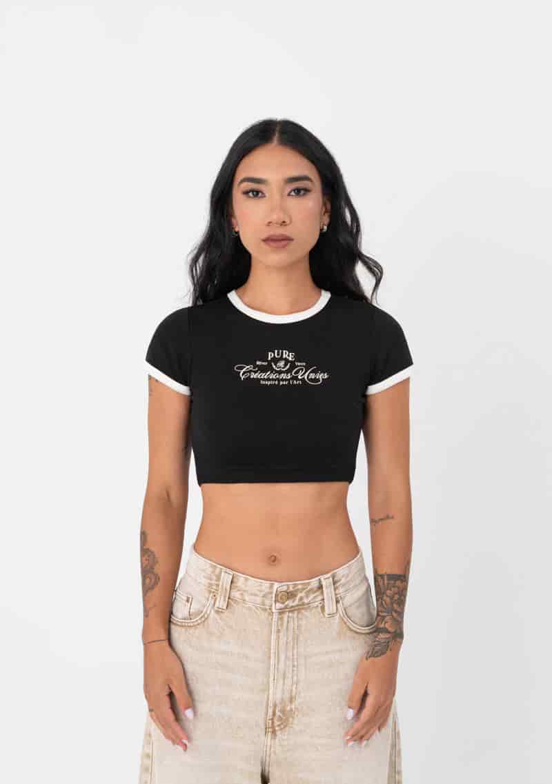 Atelier Black & White Crop top - miniatura 2