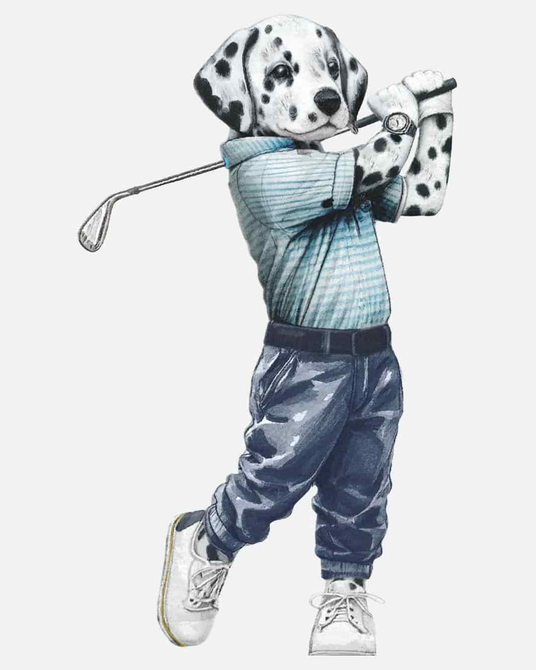 Pin DANTE Golfista - miniatura 2
