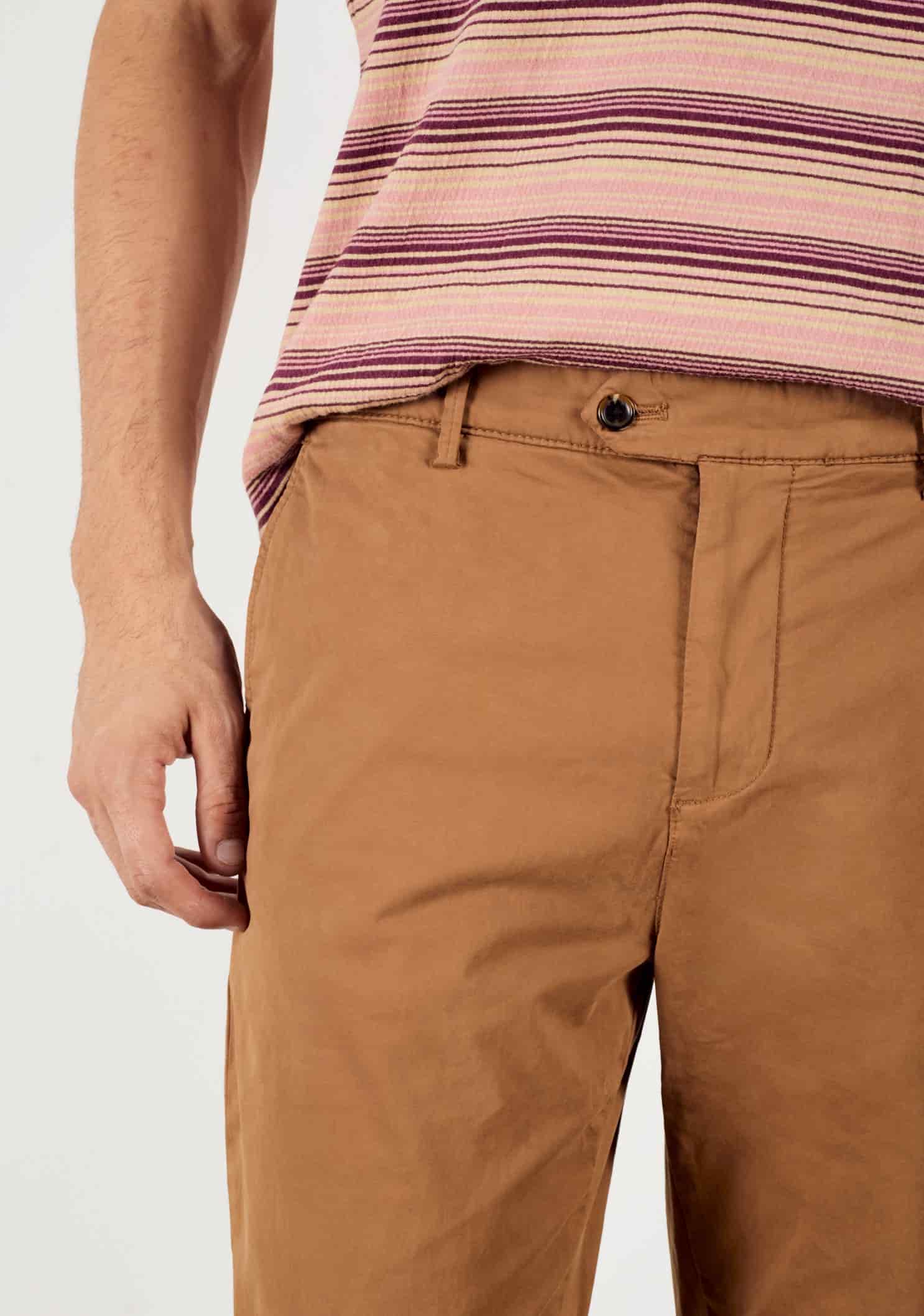 Pantalón H Chino Unicolor Ocre - miniatura 4
