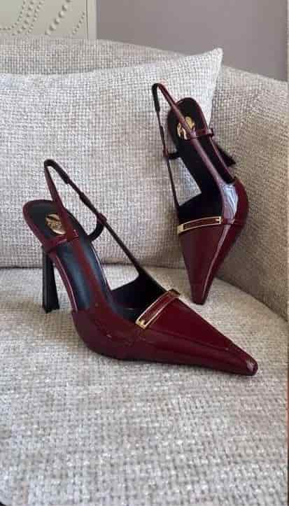 STILETOS YSL VINOTINTO - miniatura 2