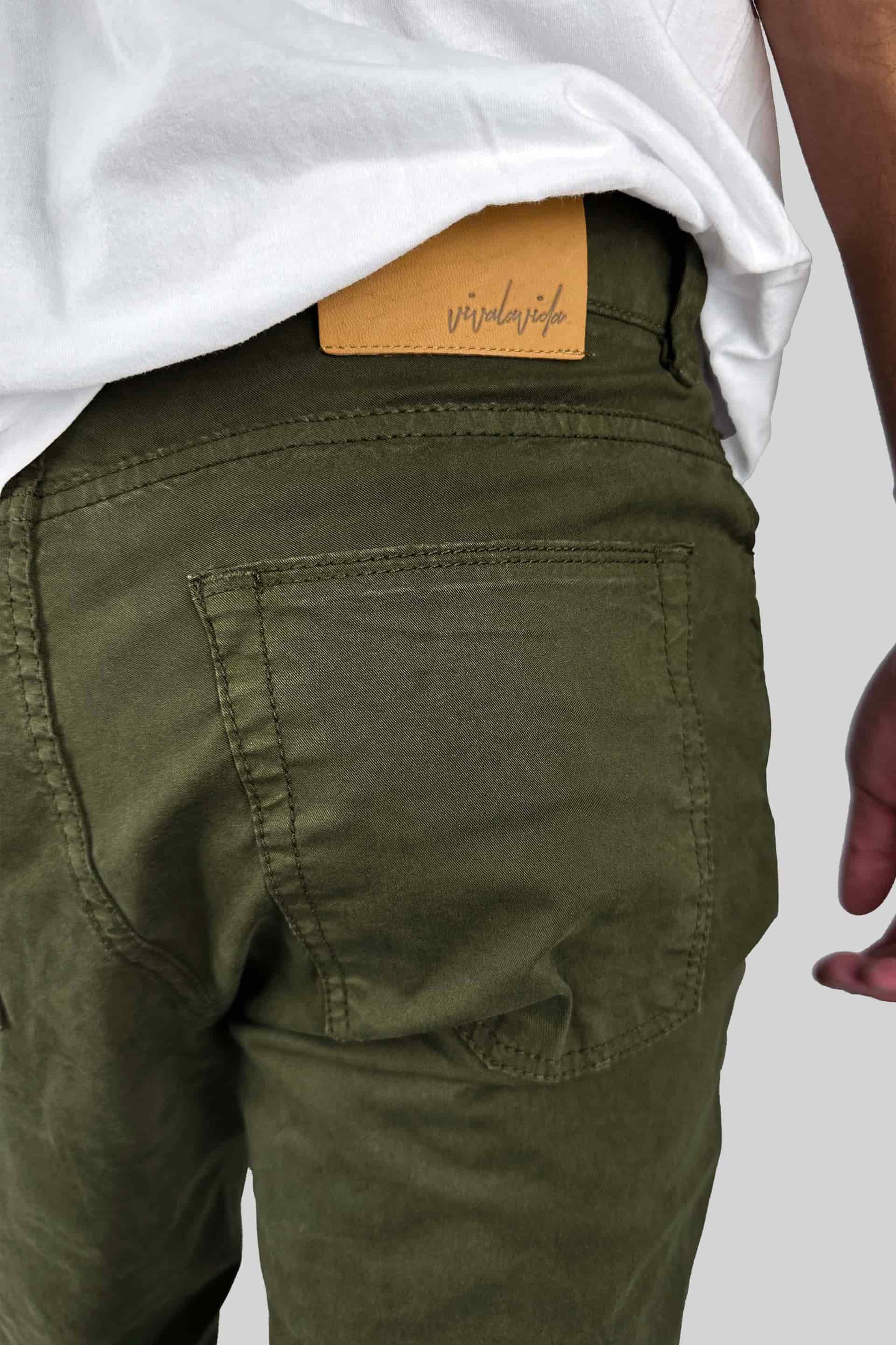 PANTALON 5 BOLSILLOS MILITAR - miniatura 4