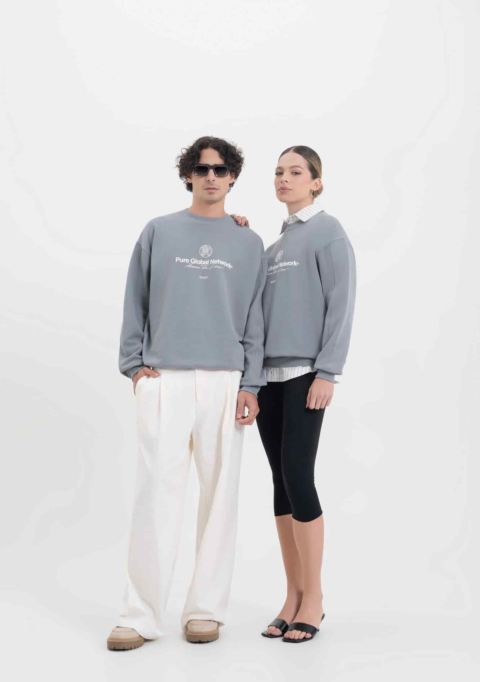 Across The Lines Gray Pullover - miniatura 6