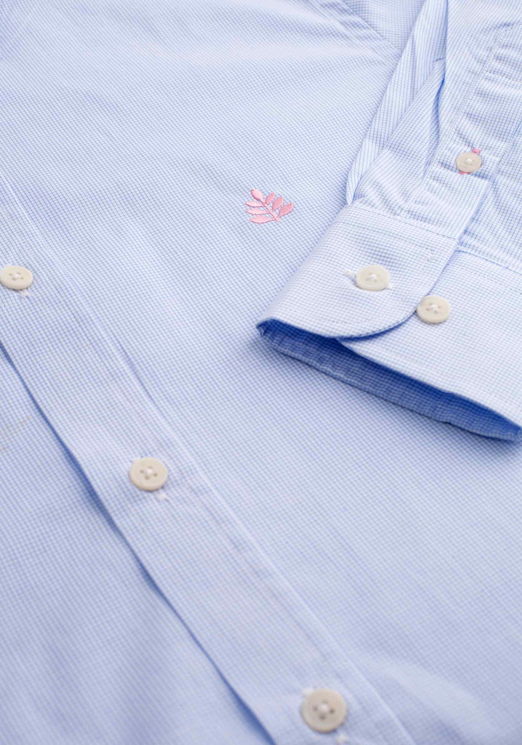 Camisa Cuadros Peq. Azul - Blanco CBD L-Ros - miniatura 2