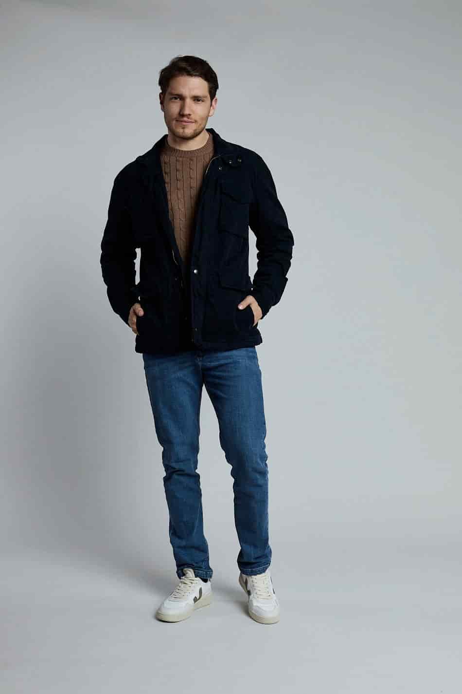 Chaqueta Cargo Azul Oscuro - miniatura 4