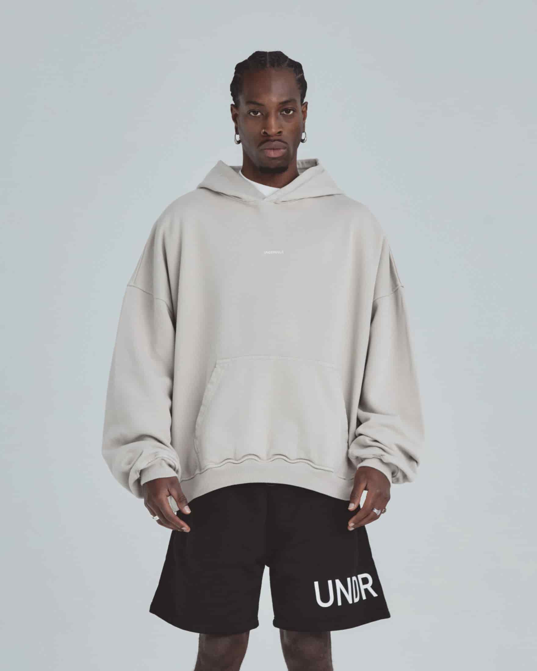 Line Basic Hoodie Light Gray - miniatura 2