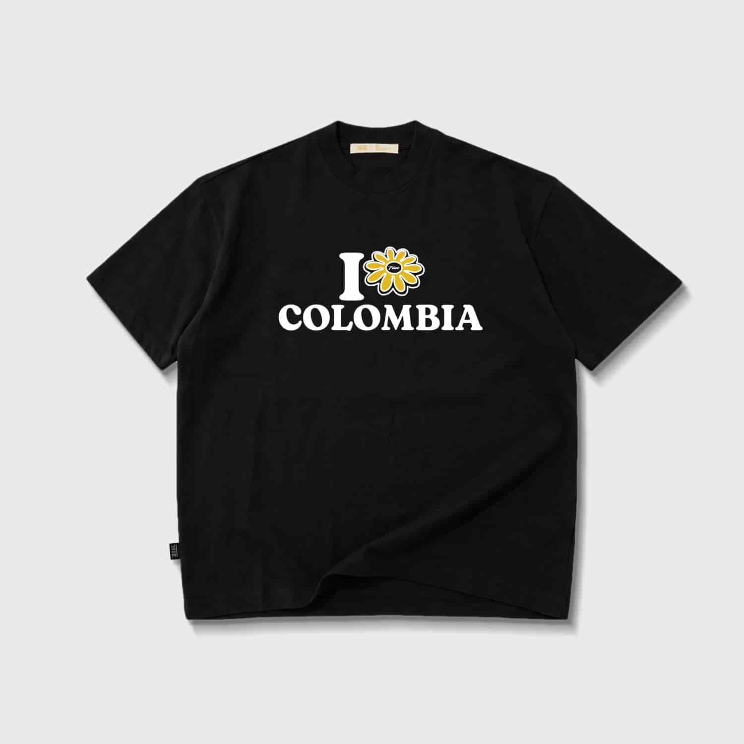 Colombia Boxy T-Shirt - Black - miniatura 1
