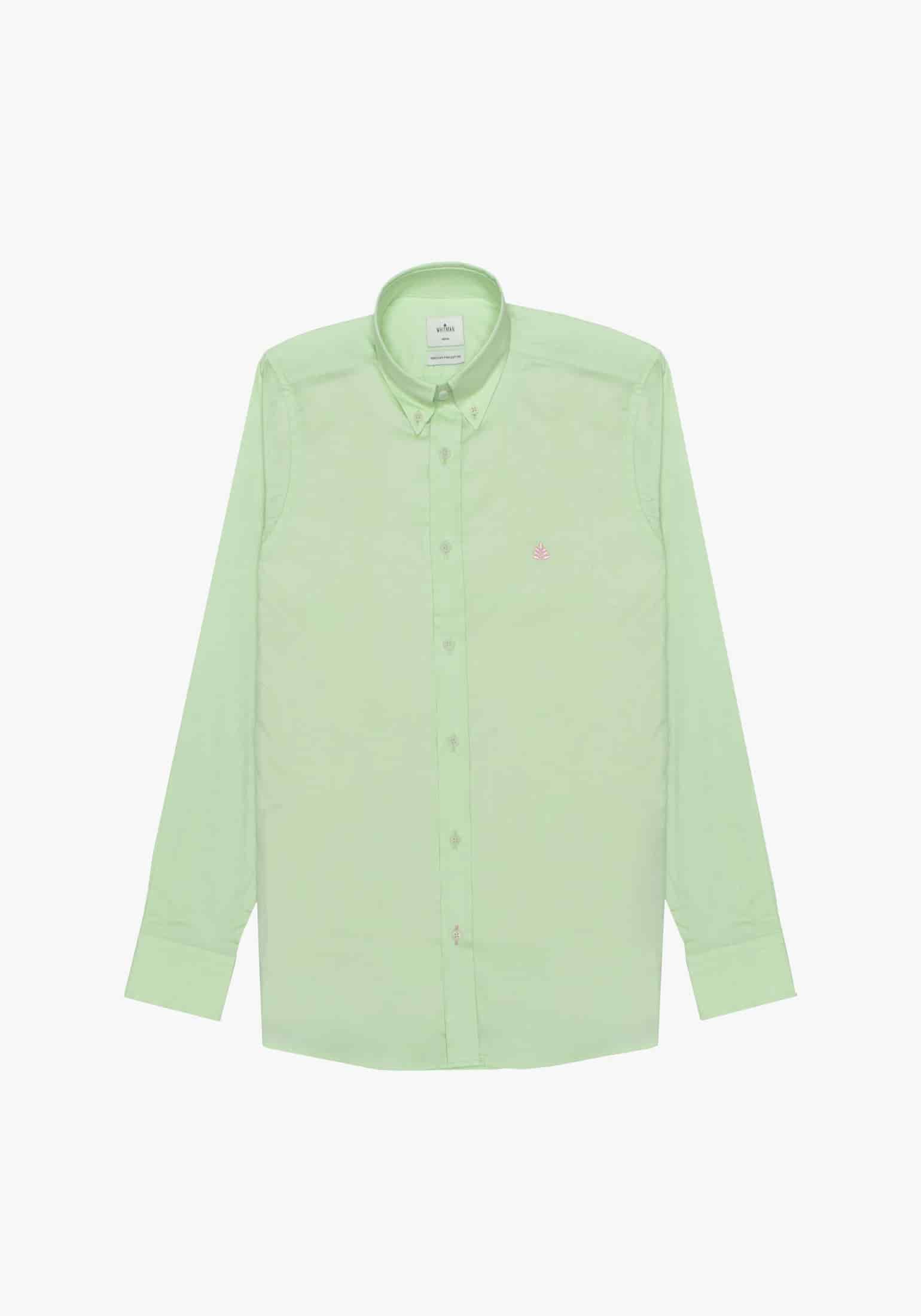 Camisa Verde Manzana Cuello Button Down L-Ros - miniatura 1