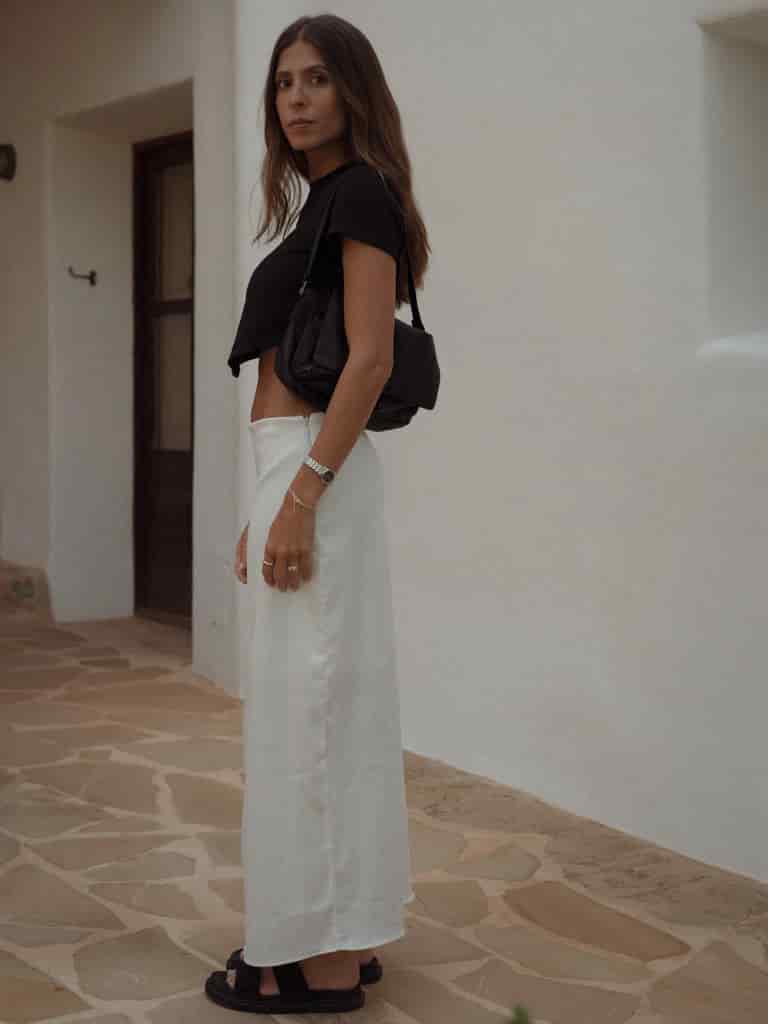 LONG CORE SKIRT  - SOFT WHITE - miniatura 6
