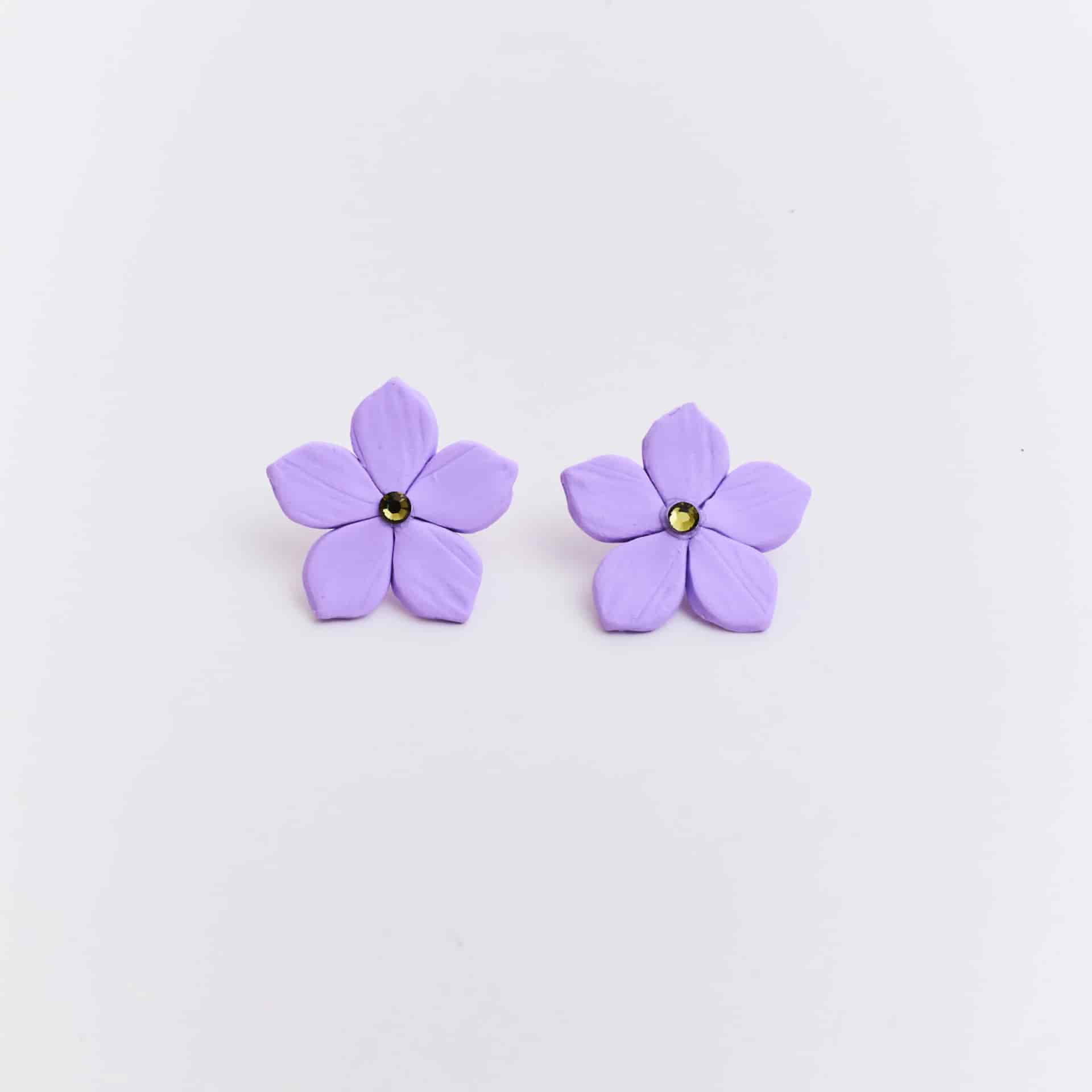 Aretes Flor de Ocobo Mini - miniatura 2