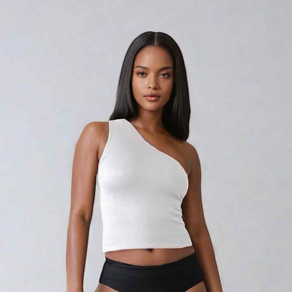 Camiseta Un Solo Hombro Seamless Shayk - miniatura 1