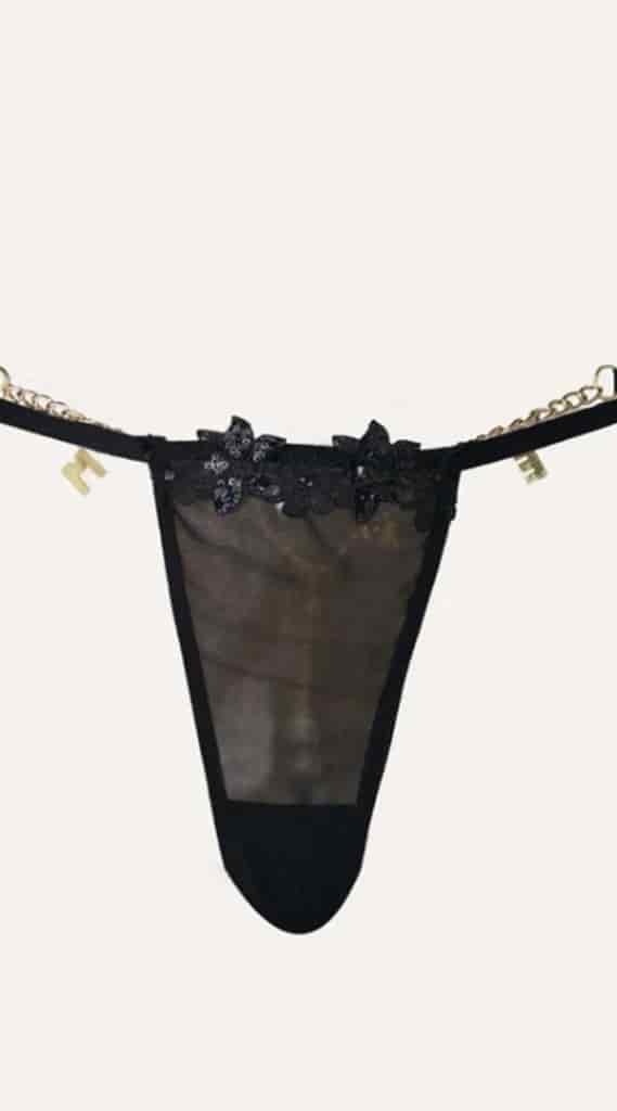 Tanga letras MARRY ME negro SH-922020-NEG-S,MyL - miniatura 2