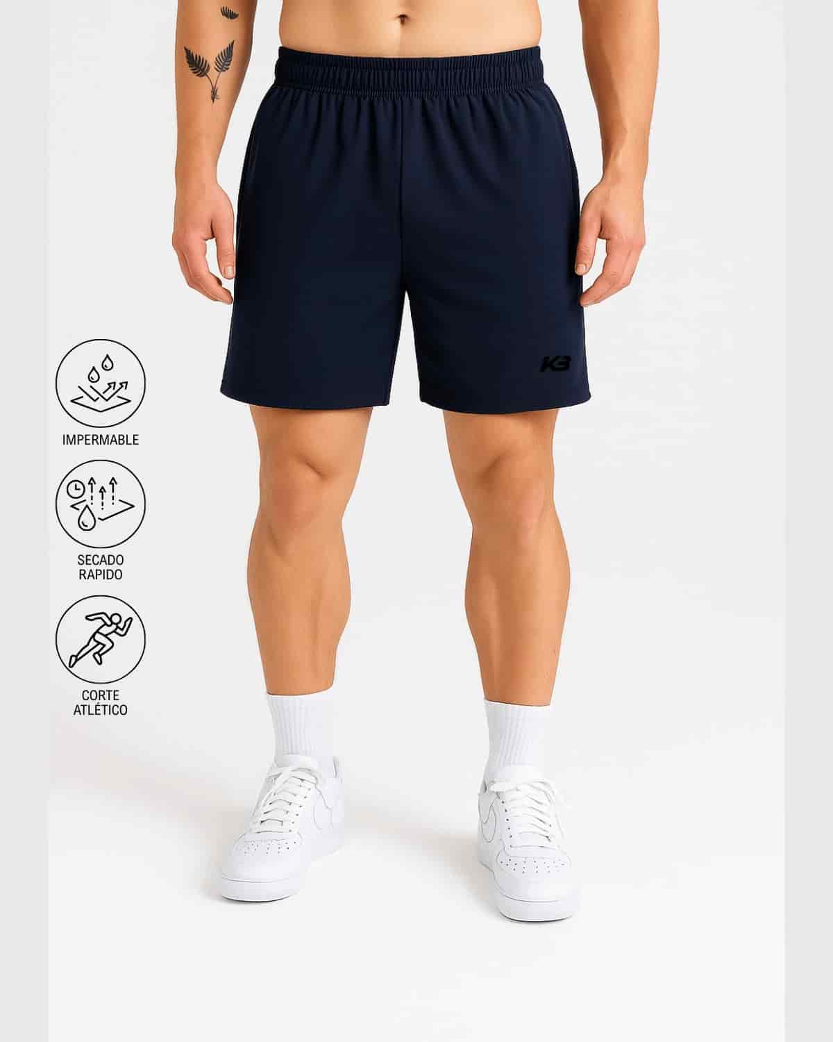 Pantaloneta Impermeable Fit Atletico┃KBMEN RF.401 - miniatura 3