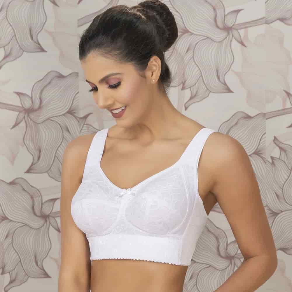 Brasier Clásico en Blonda con Tira Acolchada y Espalda Ancha - miniatura 10