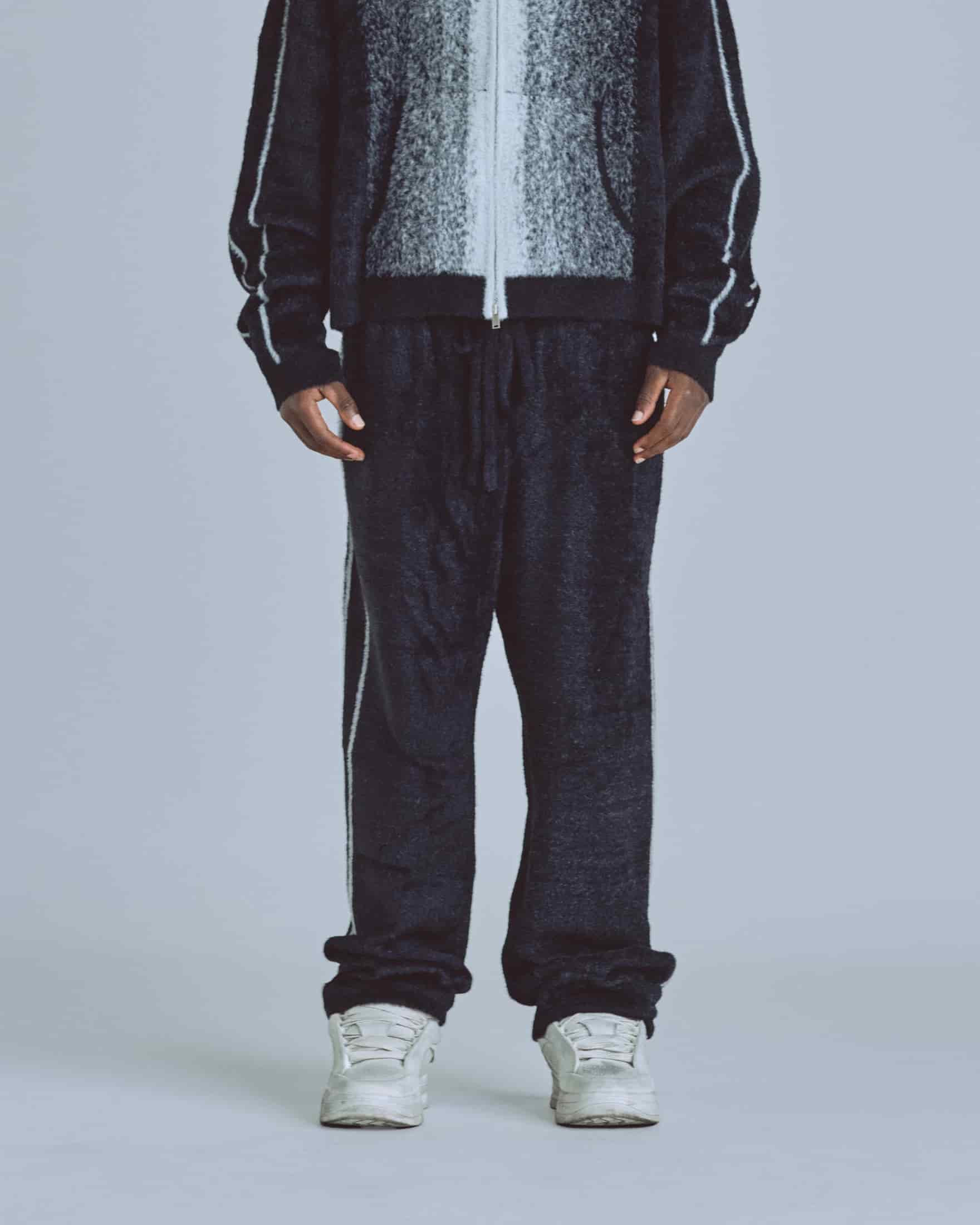 Basics Knit Pants Bone/Black - miniatura 2