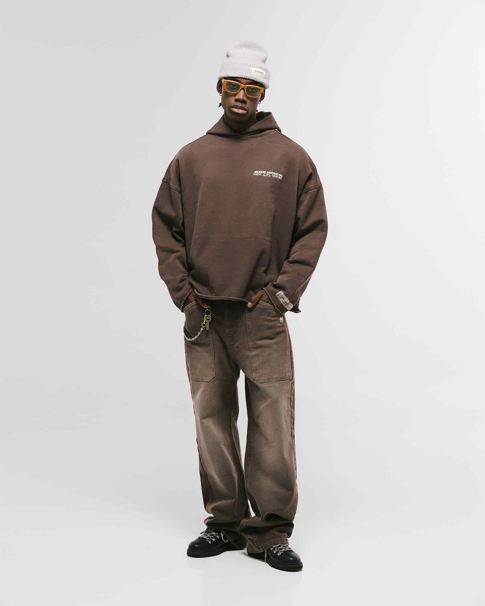 Hoodie Compass – Café Desgastado - miniatura 3
