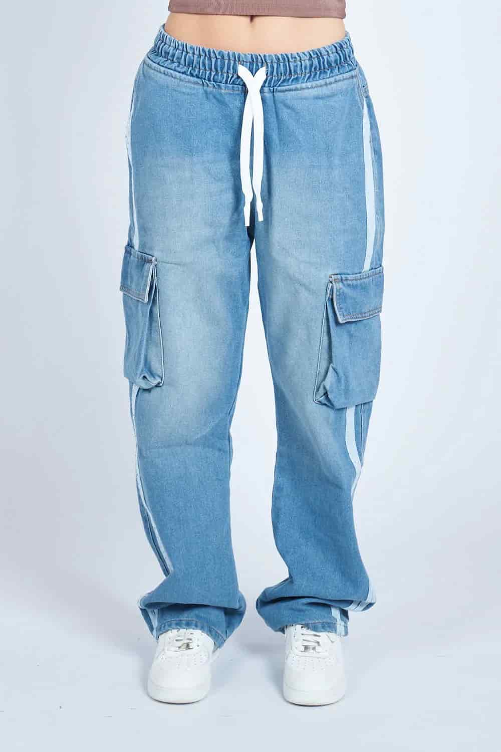 Pantalon cargo DENIM con hiladilla | DROP 03 | - miniatura 1