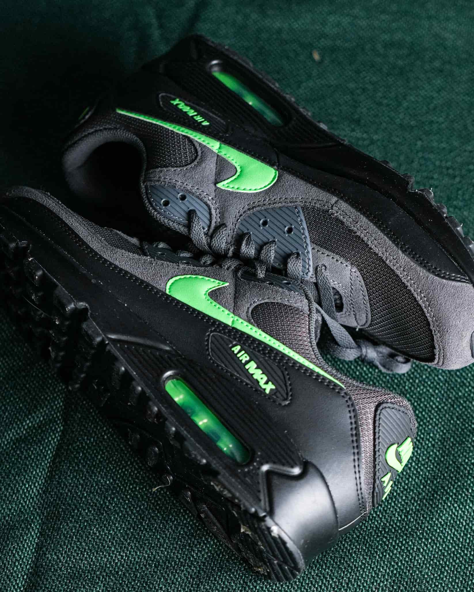 TENIS HOMBRE AIR MAX 90 GRIS/VERDE - miniatura 2