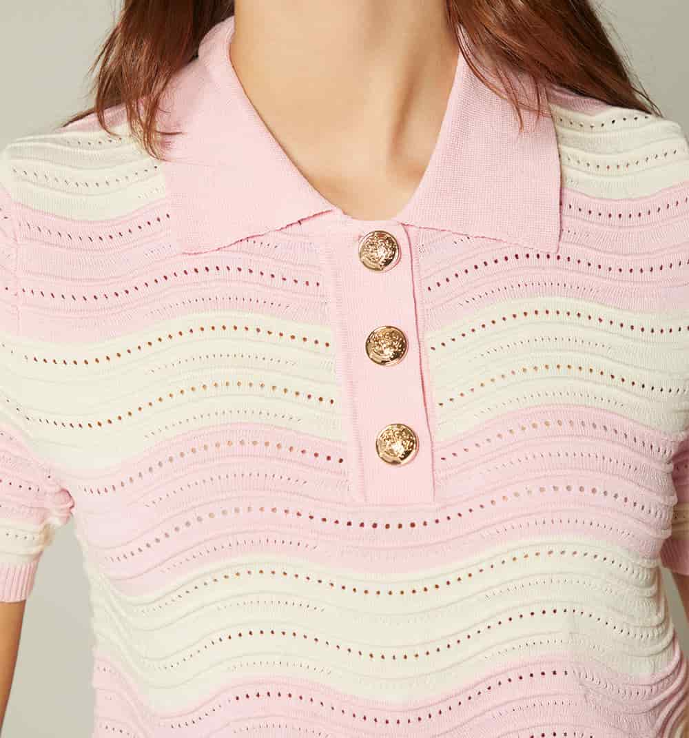 Blusa boxi tipo polo - miniatura 7