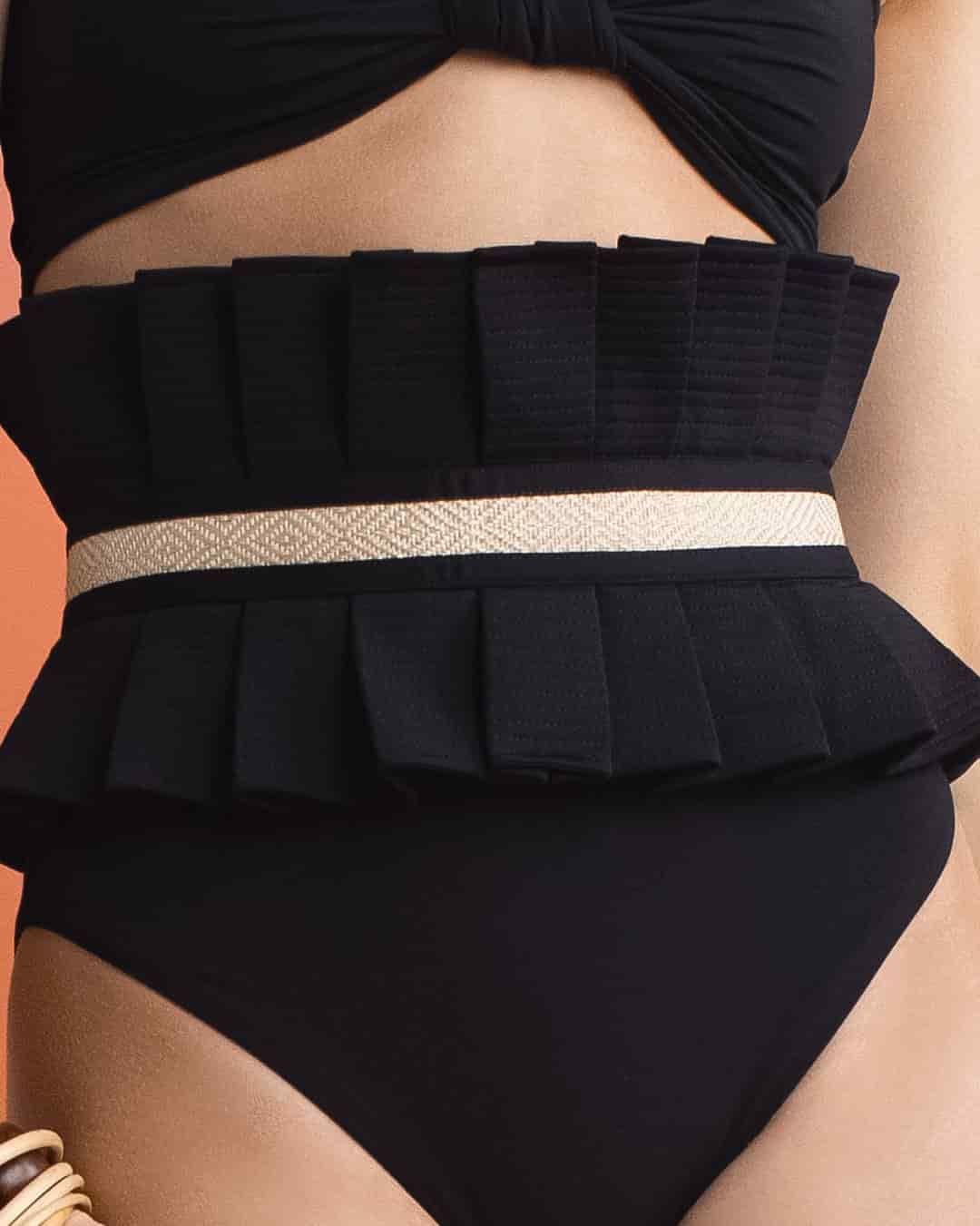 BARBARA BELT / Negro - miniatura 3