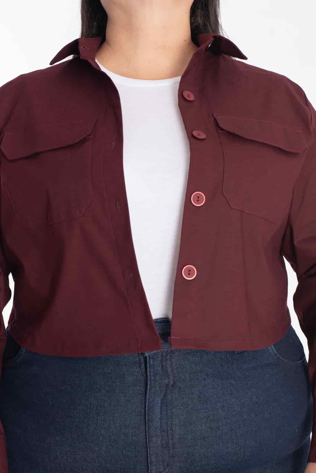 Chaqueta Ramona Vino Tinto - miniatura 4