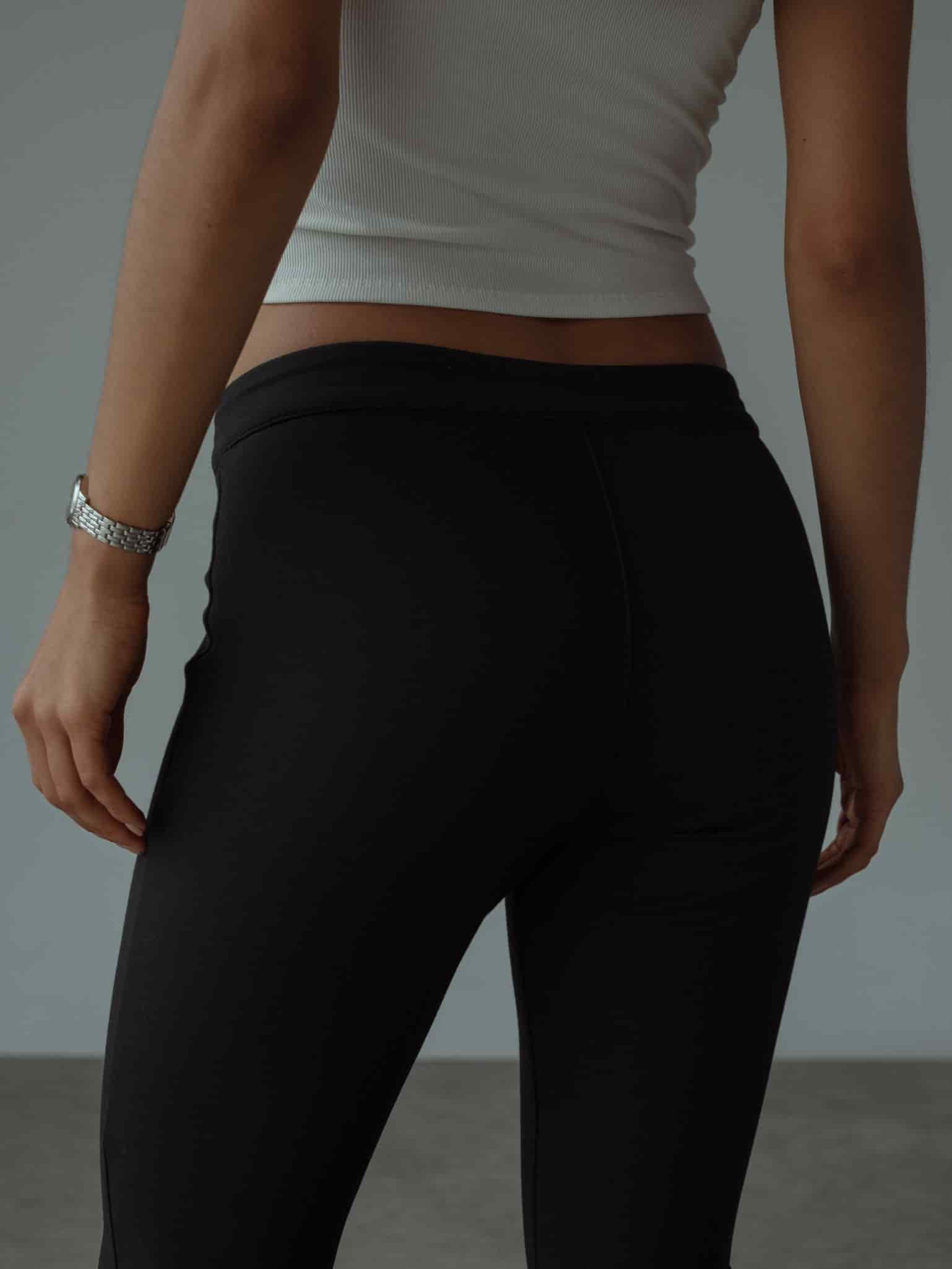 BASIC CAPRI PANT - BLACK - miniatura 10