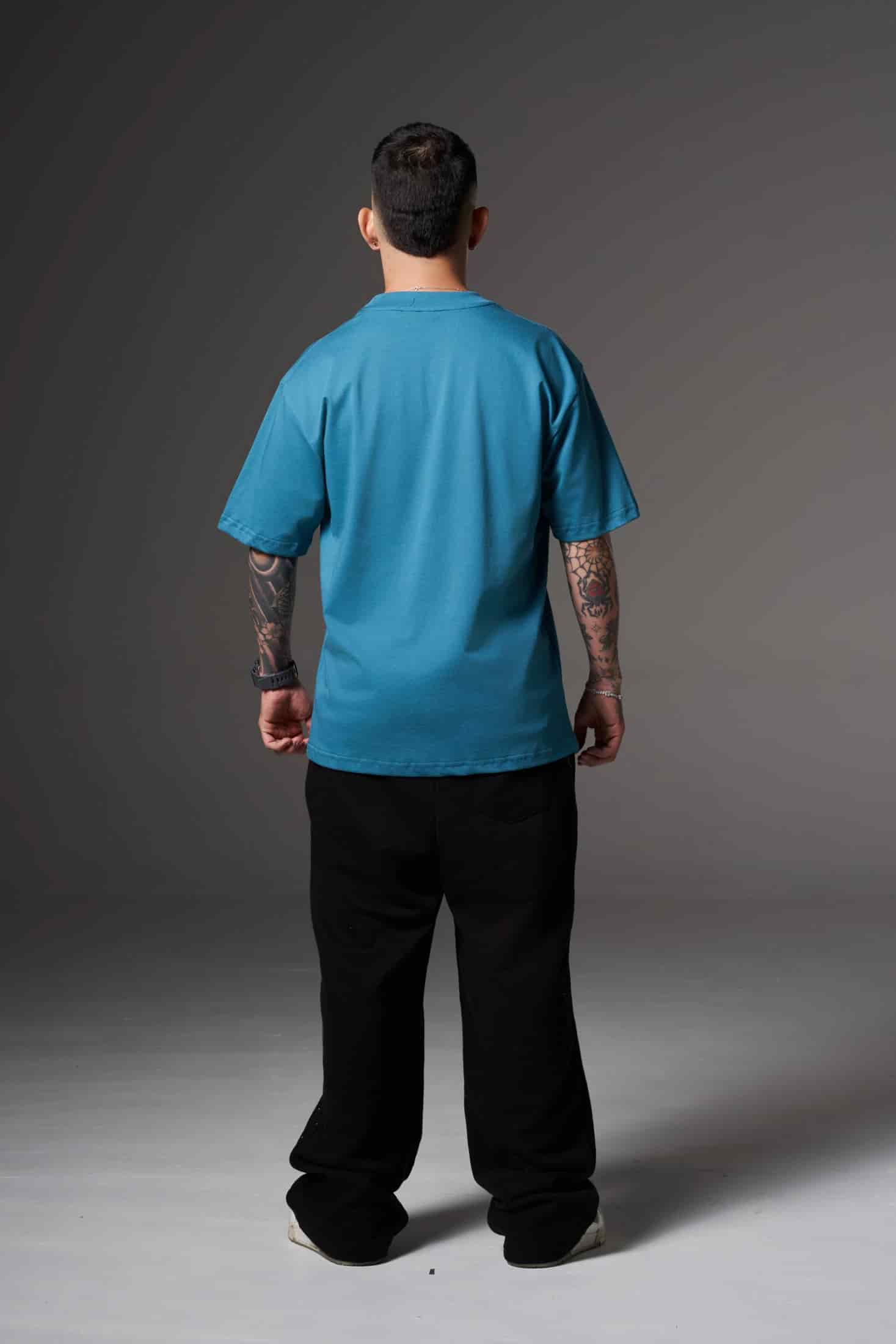 BLANK COLONIAL BLUE  250 GSM 100% ALGODON - miniatura 5