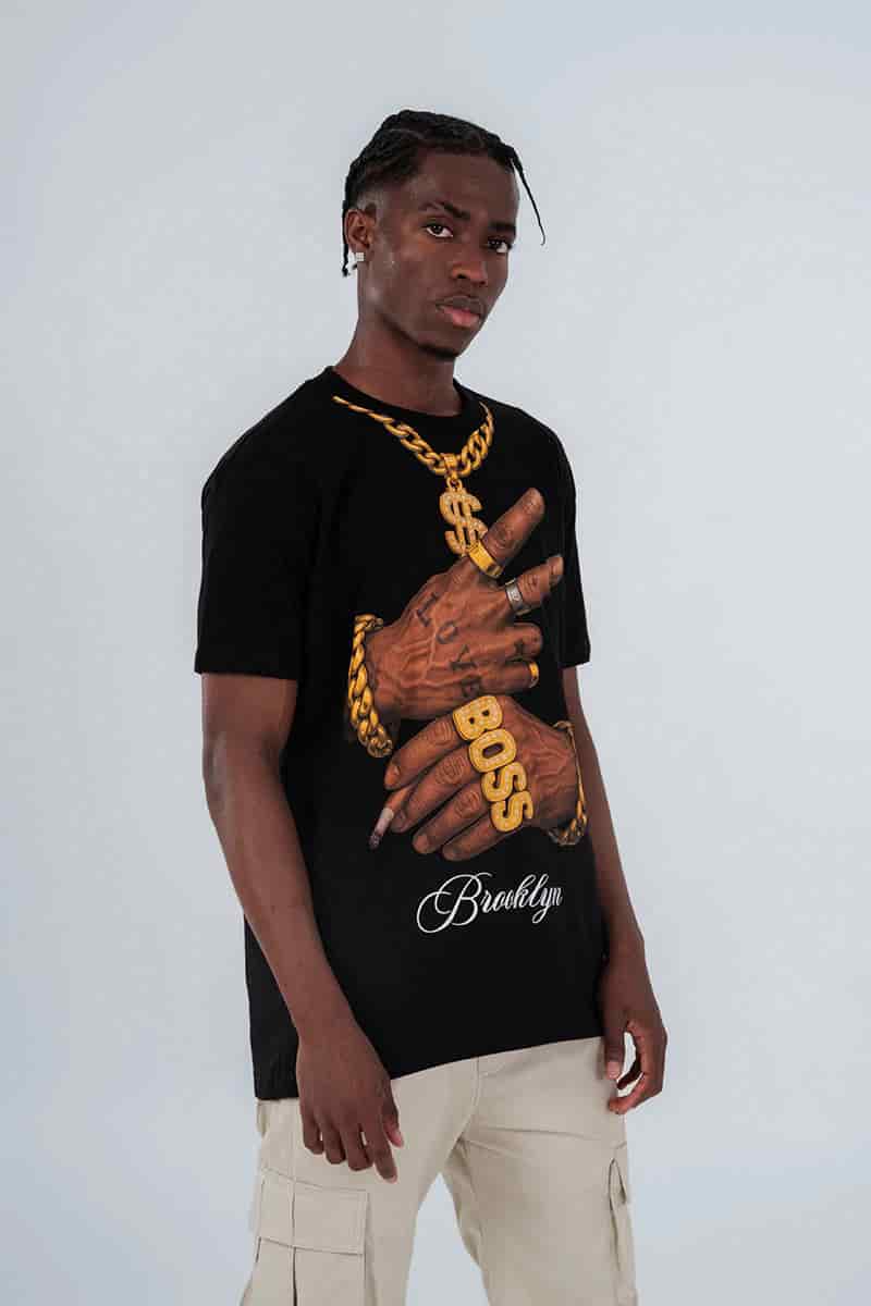 Camiseta regular boss - miniatura 3