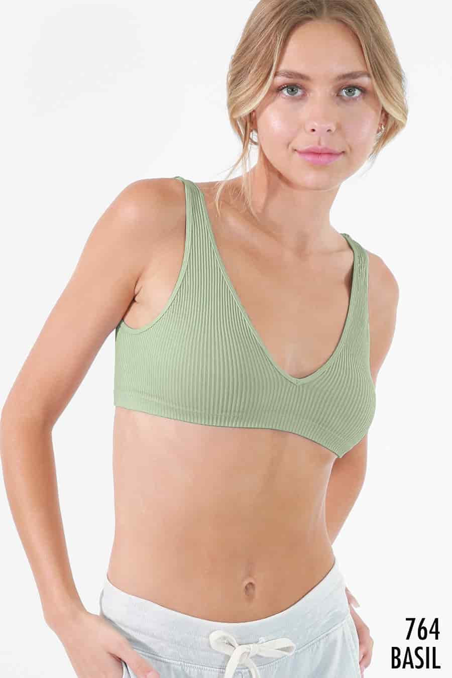 Sweet Ribbed Seamless Bralette - miniatura 11