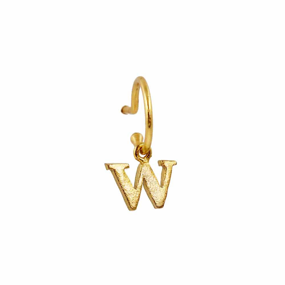 PreOrder Baby Hoops 9mm Letra Gold - miniatura 20