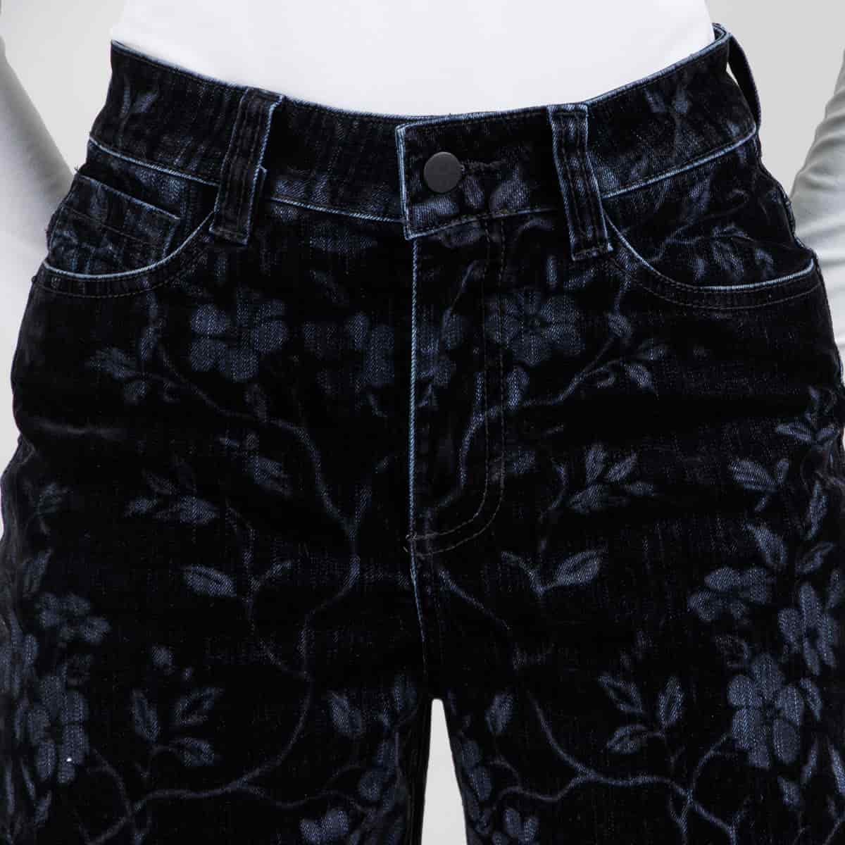 Pantalón Wide Leg Ax-3106 Negro Licrado - miniatura 5