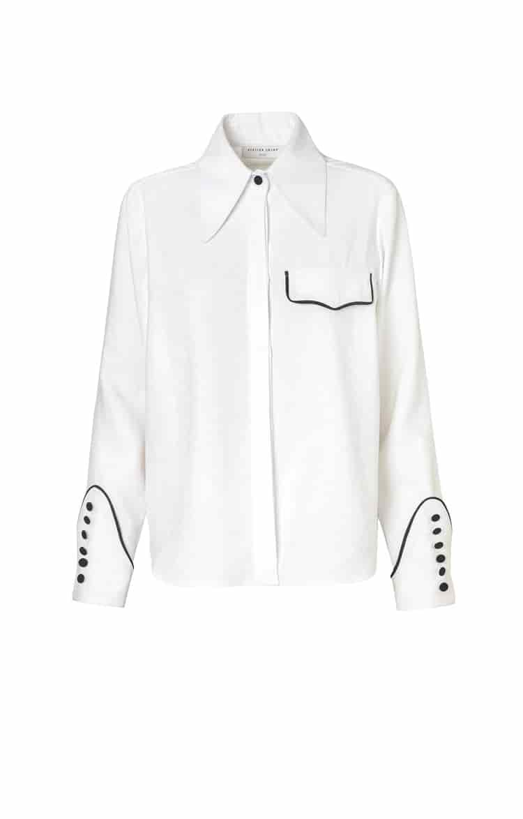 Bruna Ivory Shirt - miniatura 1