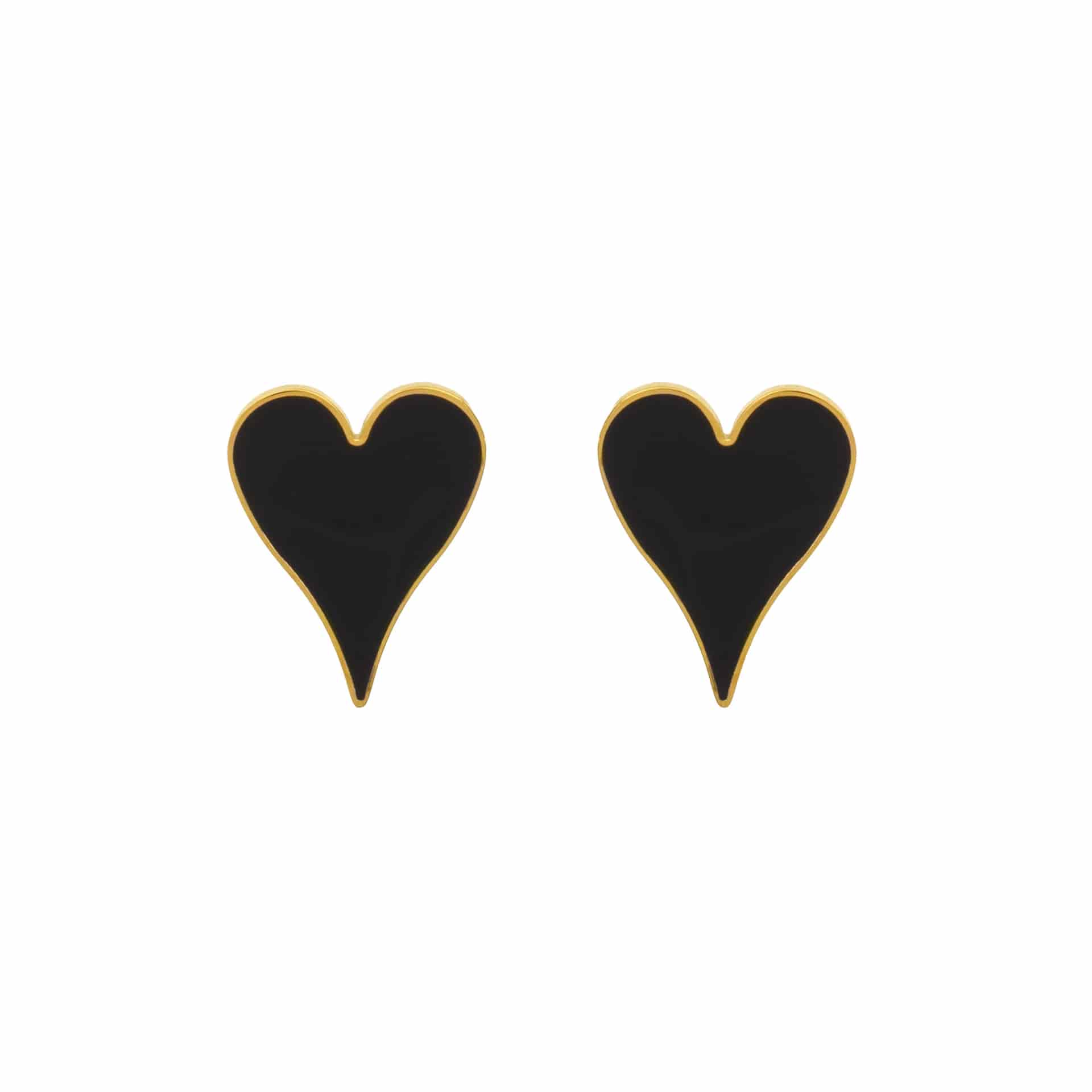 ARETES BLACK HEART - miniatura 3