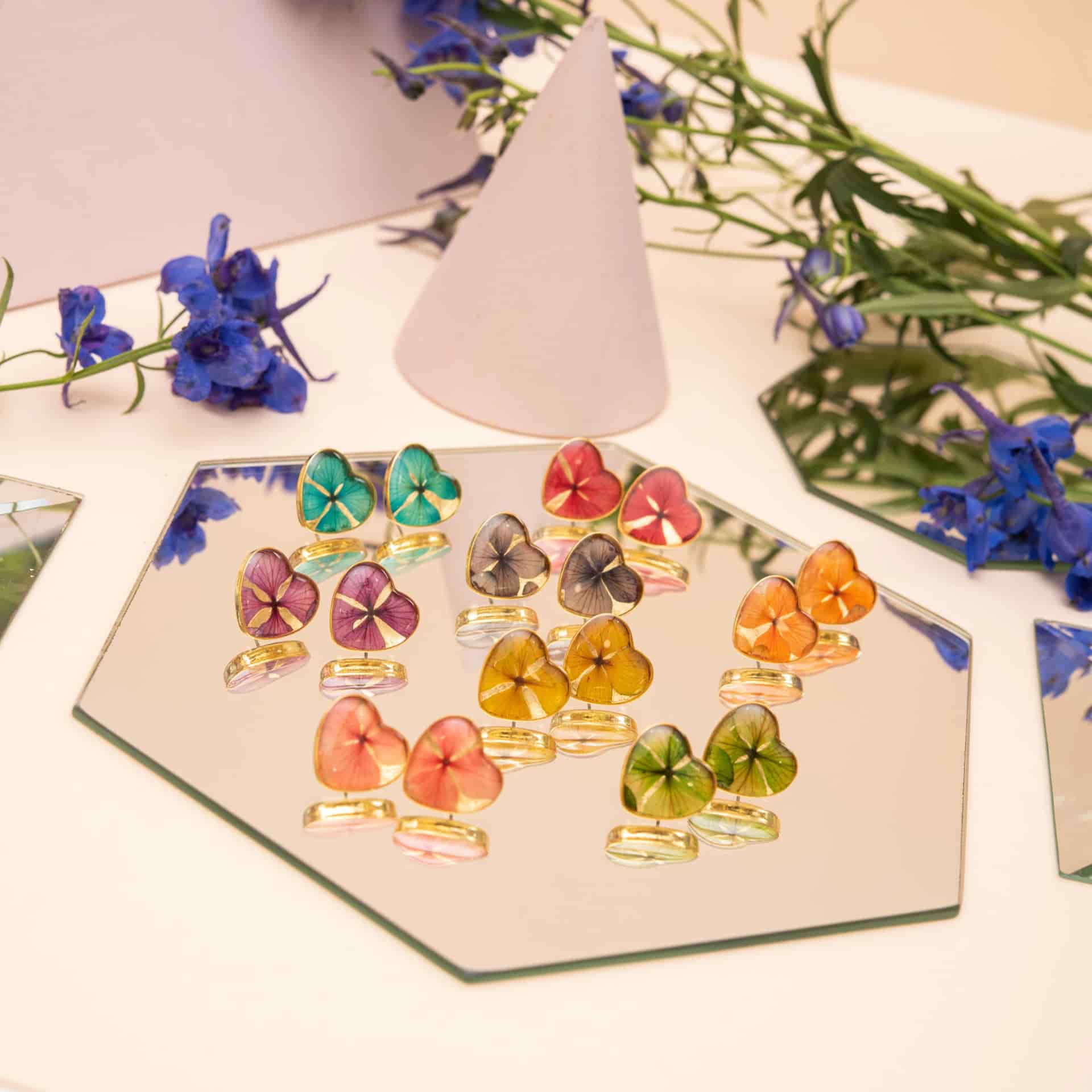 Aretes topo corazón - miniatura 2