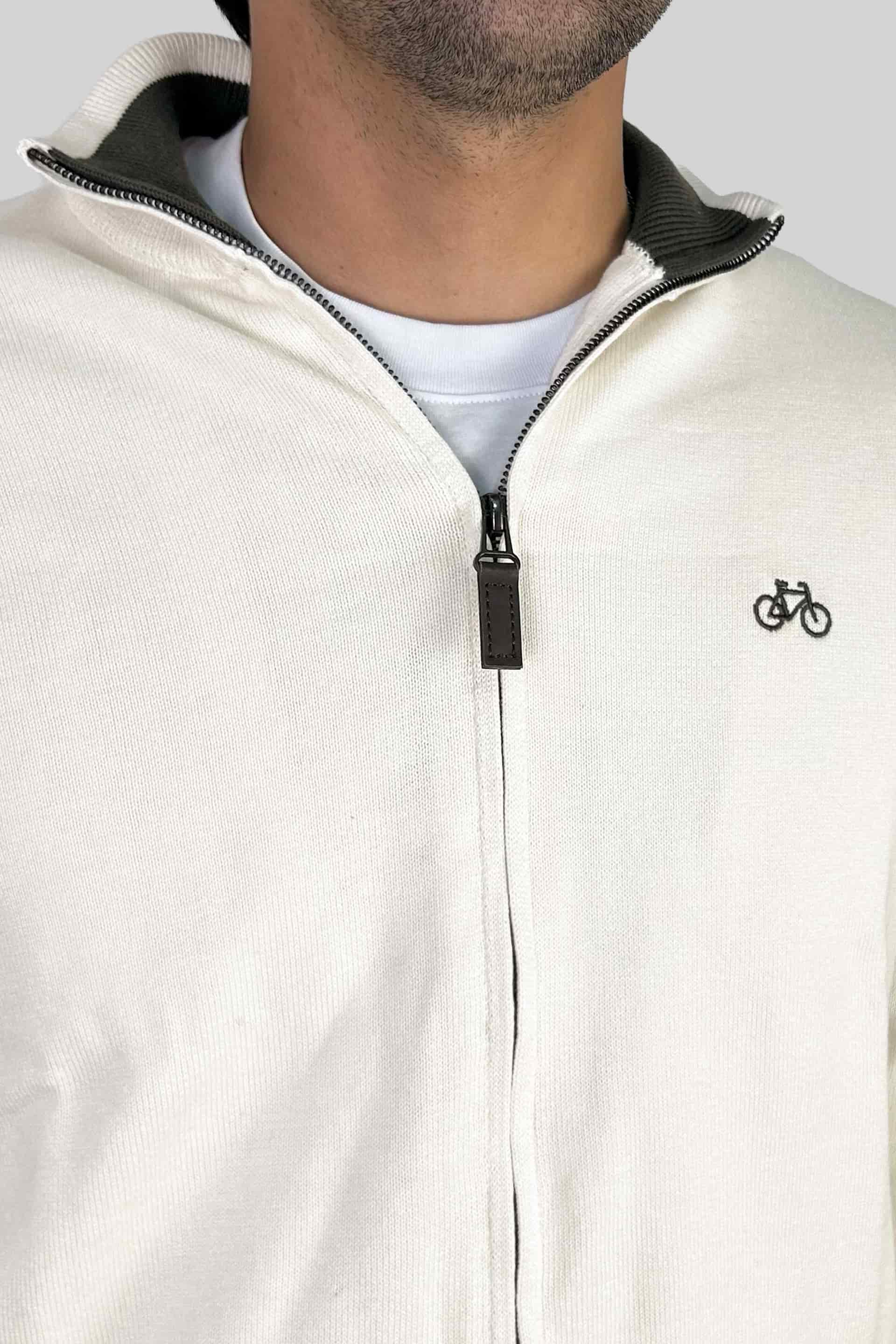 SACO FULL ZIP OFF WHITE - miniatura 2