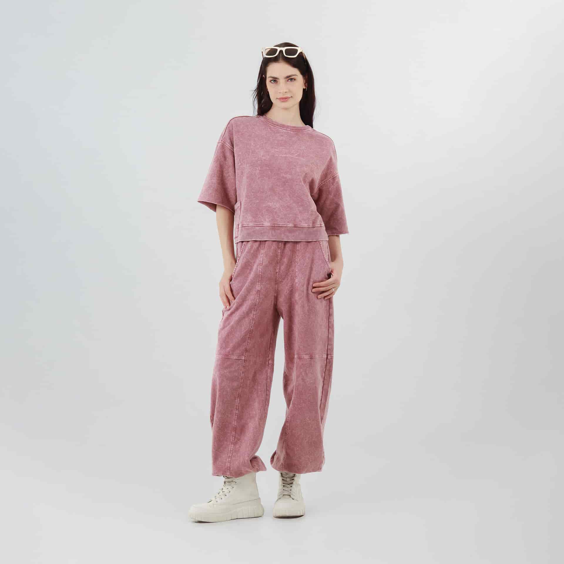 Pantalón jogger Tye Dye con pretina elástica - miniatura 1