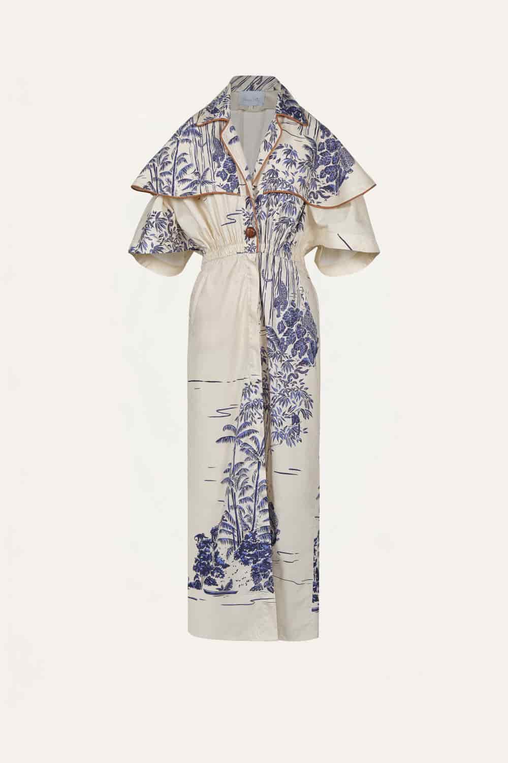 Paper Flower Trenchcoat - miniatura 1