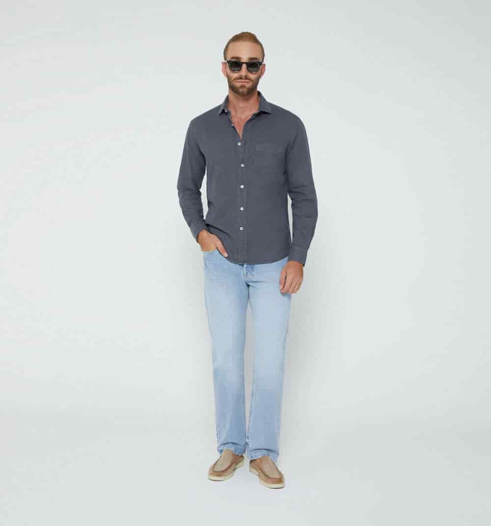 Camisa para hombre de lino - miniatura 50