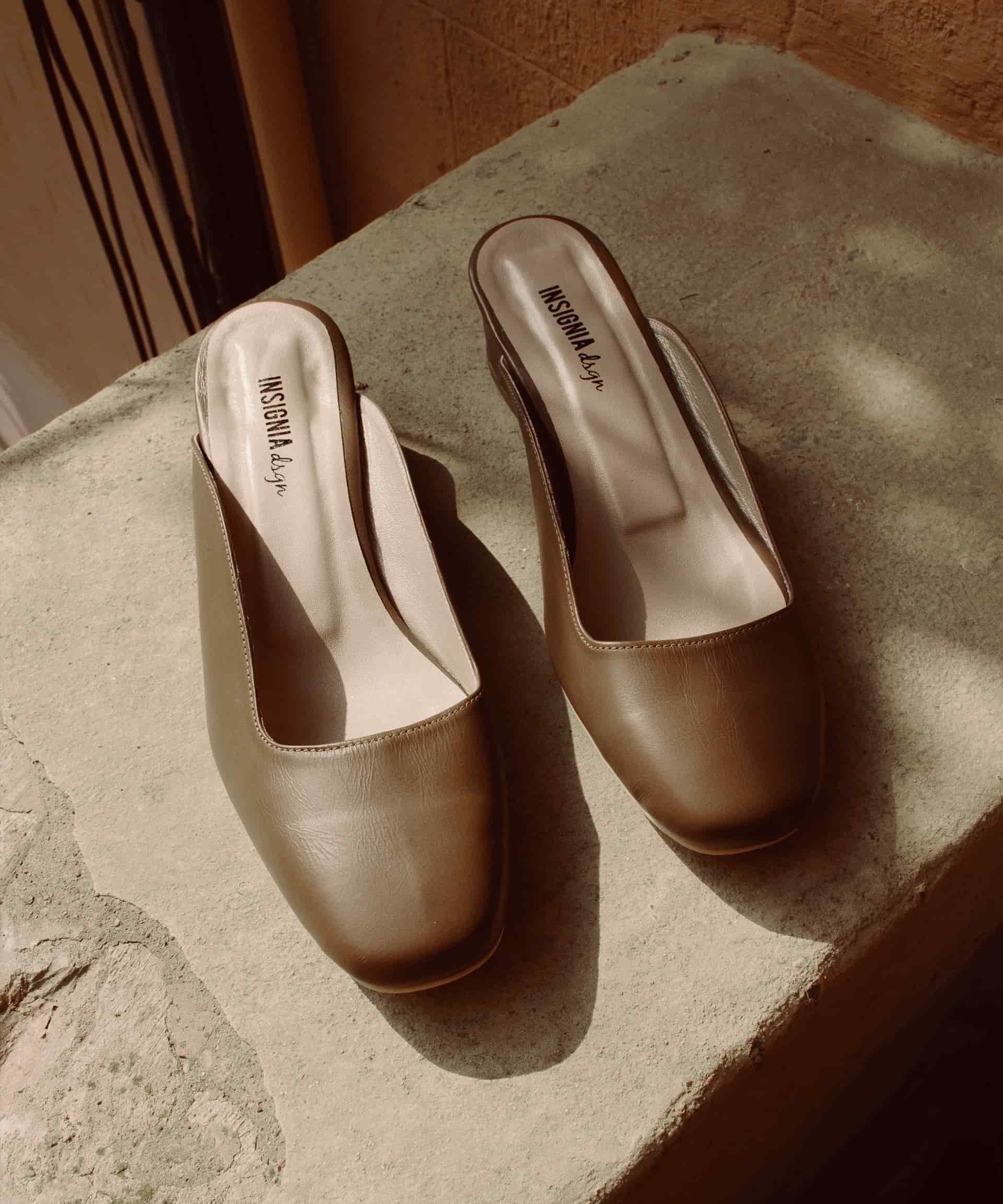 Classic Mule Sandals - Taupé - miniatura 4