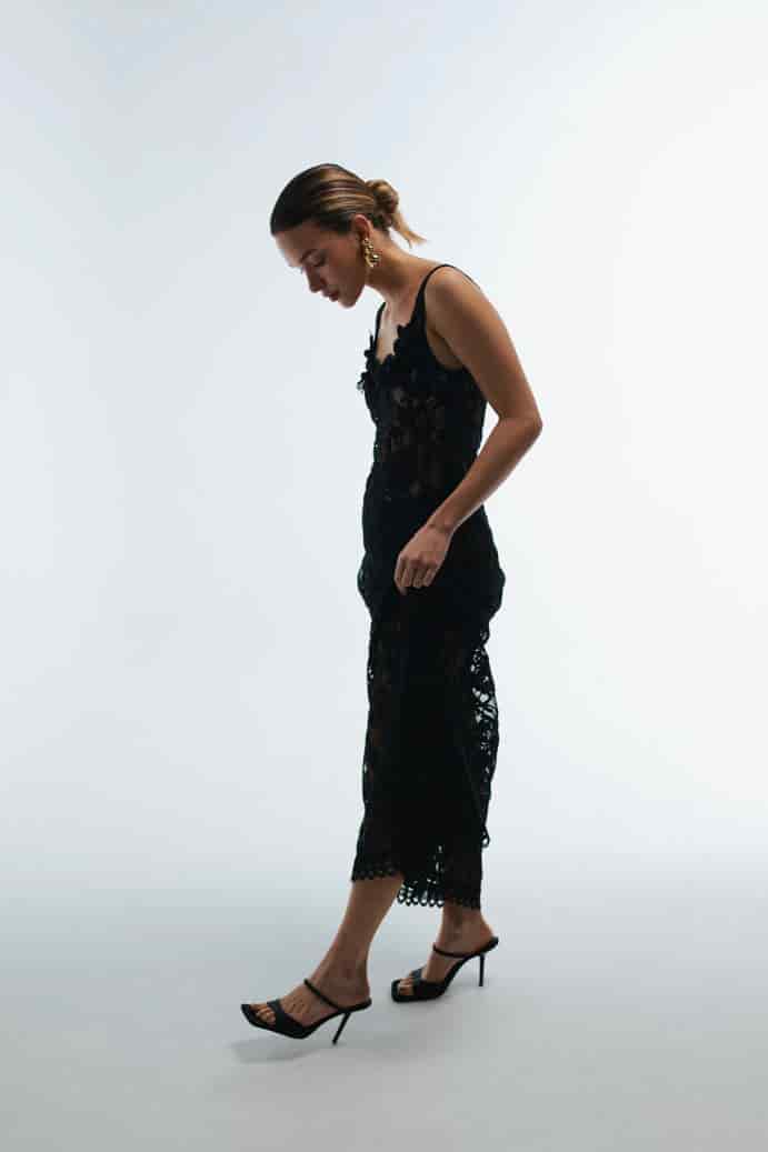 CONTESSA MAXI DRESS BLACK - miniatura 2