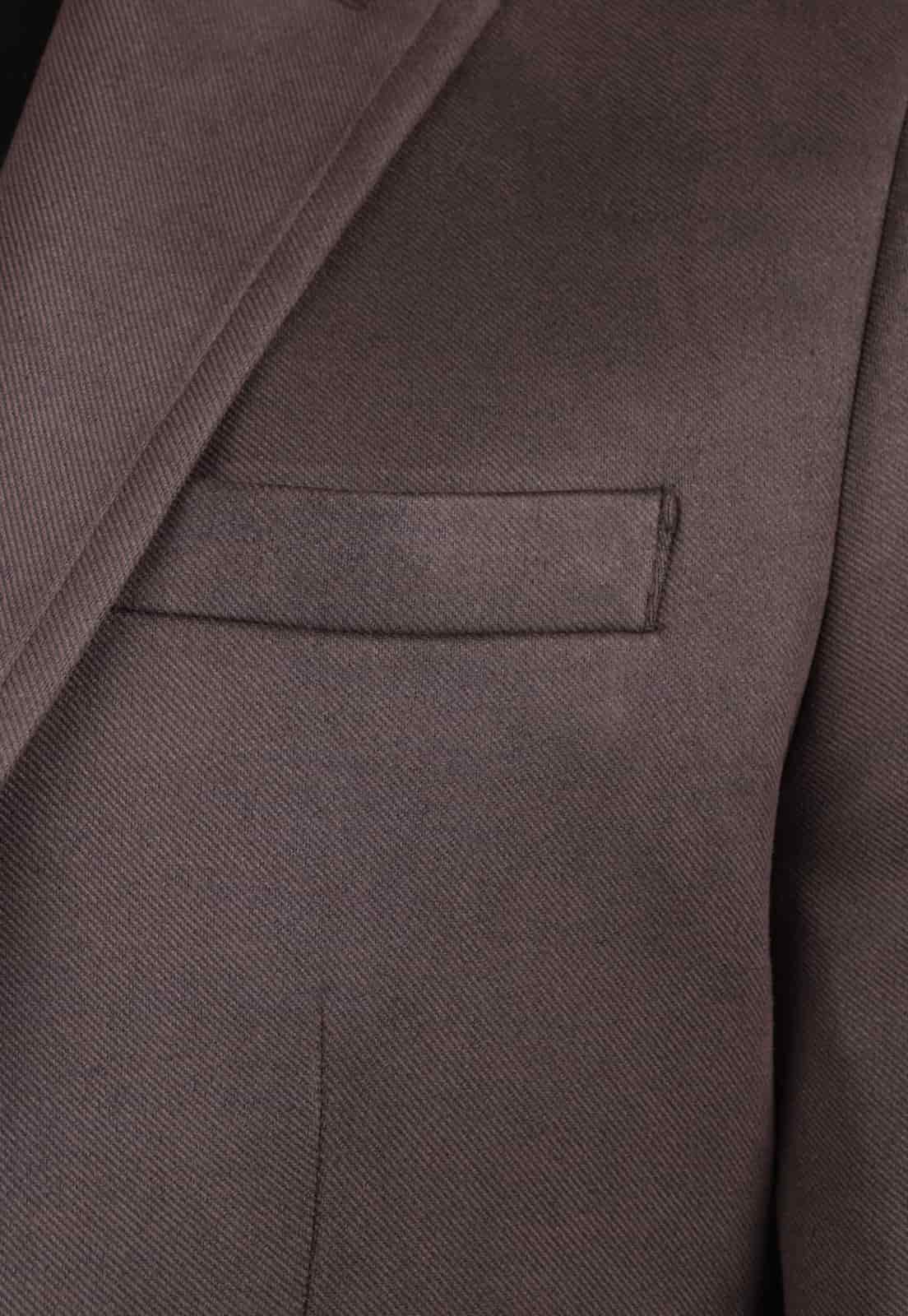 Blazer café solapa clásica - miniatura 5