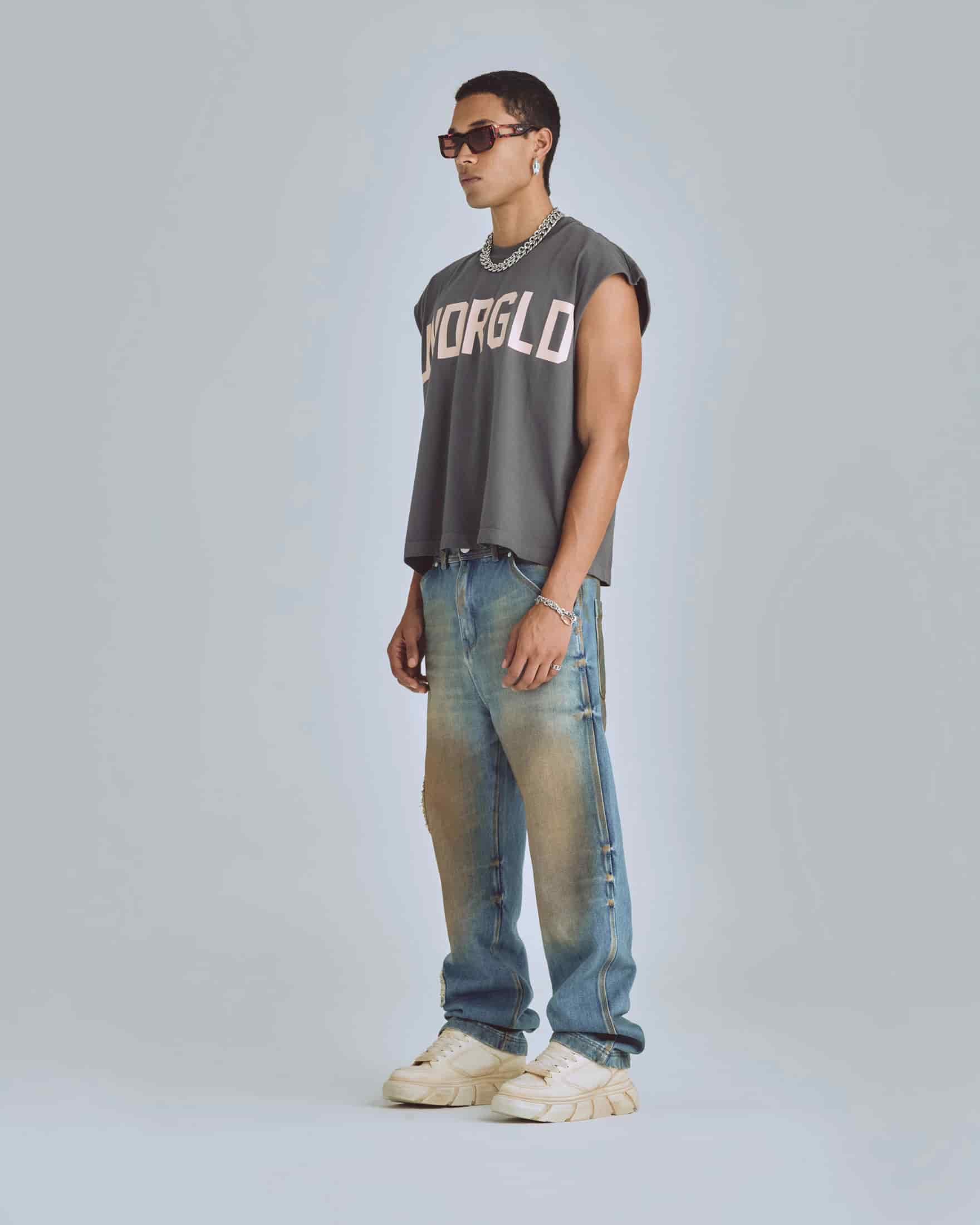 Agnus Dei UNDRGLD Sleeveless Tshirt Vintage Gray - miniatura 5