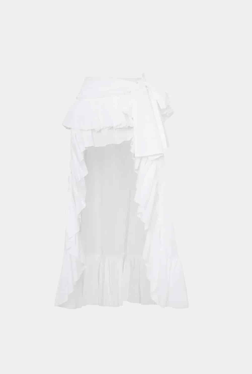 BAHAMAS WRAP SKIRT WHITE - miniatura 4